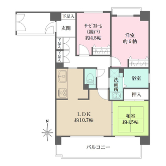 南禅寺東山の間取図