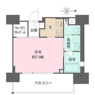 レジュールアッシュ梅田ＷＥＳＴの間取図