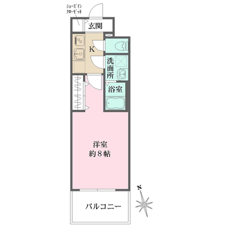 リヴェント玉造の間取図