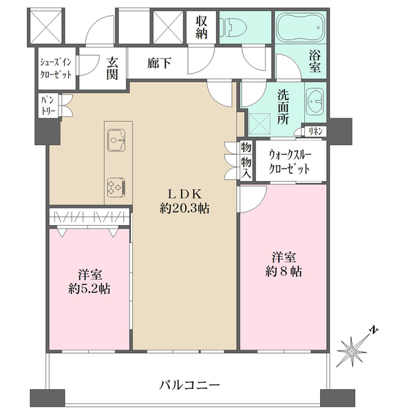 N4.TOWERの間取図