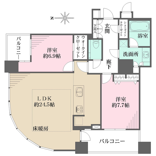 ザ・梅田タワーの間取図