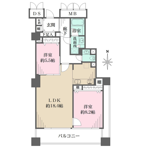 OAPレジデンスタワー東館の間取図