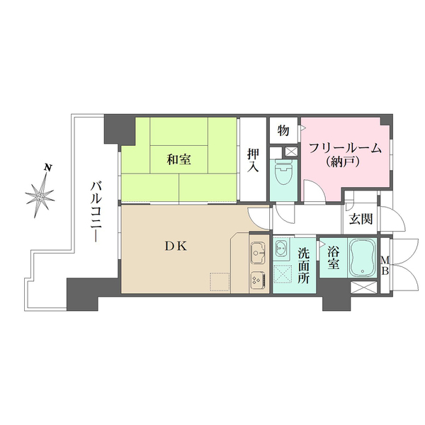 ライオンズマンション新大阪第6の間取図