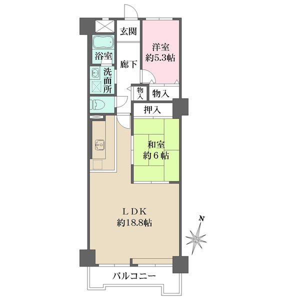ロイヤルハイツ新大阪の間取図