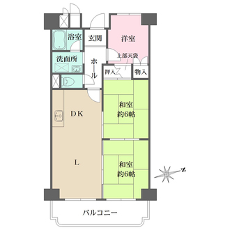 ハイマート若江の間取図