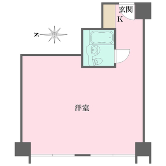ユニゾーン新大阪の間取図