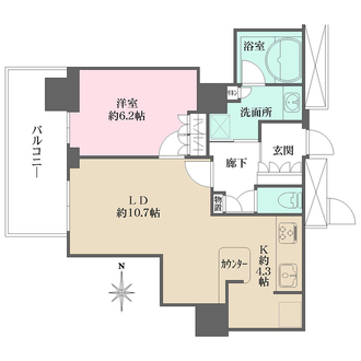 レジデンス梅田ローレルタワーの間取図