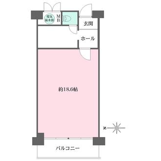 堂島アーバンライフの間取図