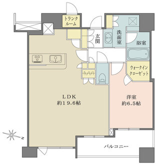 シティタワー梅田東の間取図