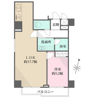 シーズ梅田東の間取図