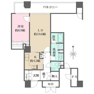 OAPレジデンスタワー西館の間取図