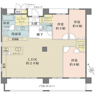 ワコーレ夙川霞町の間取図