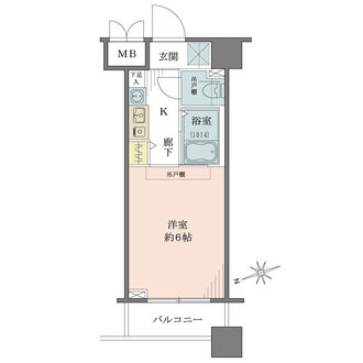 エステムコート梅田・リトリーヴの間取図