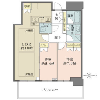 グランドメゾン新梅田タワーTHE CLUB RESIDENCEの間取図