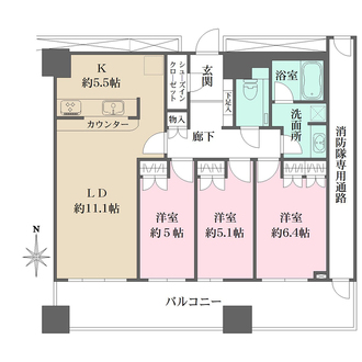 ザ・梅田タワーの間取図