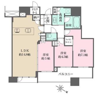 シティタワー梅田東の間取図