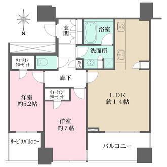 ザ・梅田タワーの間取図