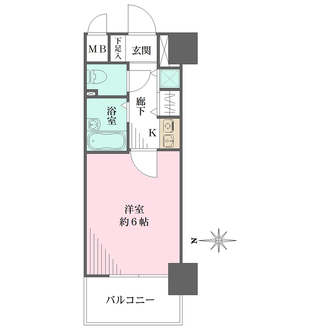 リーガル北梅田の間取図