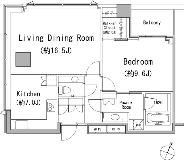 二番町パークフォレストの間取図