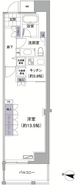 アビティ目黒の間取図