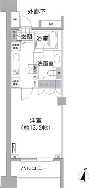 アビティ目黒の間取図