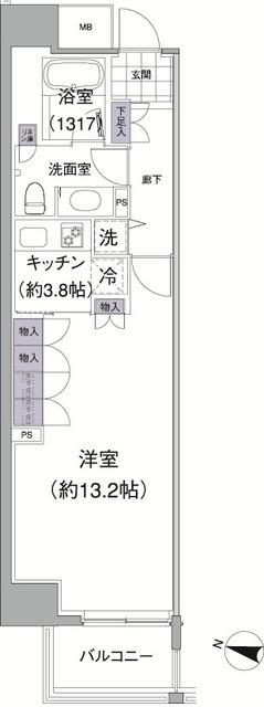 アビティ目黒の間取図