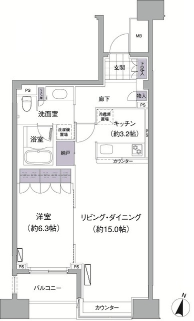 アビティ目黒の間取図