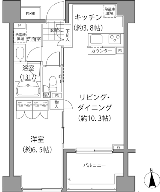 エーデル練馬の間取図