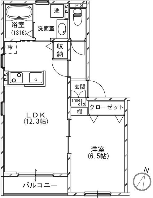 パークヴィレッジ阿佐ヶ谷の間取図