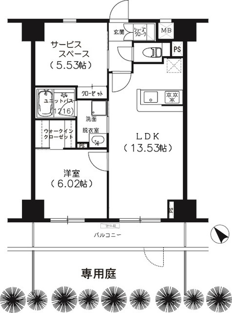 Ｓ－ＦＯＲＴ船橋塚田の間取図