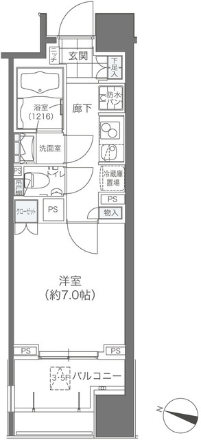 メゾンカルム本郷の間取図