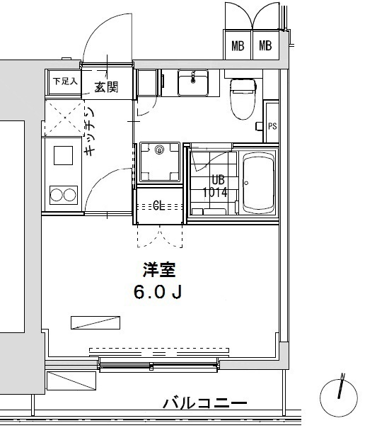 グランディオール広尾テラスの間取図