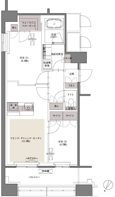 フォレストビュー護国寺の間取図