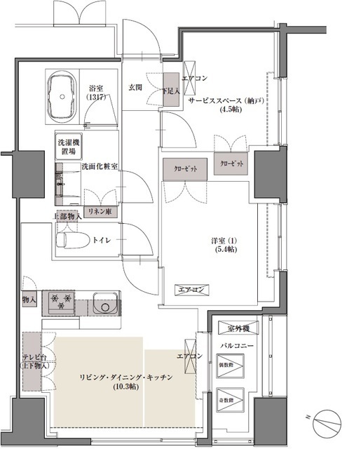 フォレストビュー護国寺の間取図
