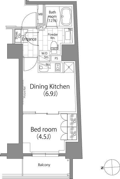 パークハビオ元浅草の間取図