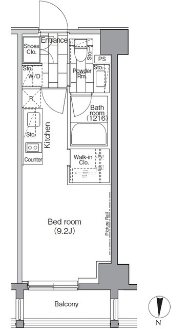 パークハビオ東陽町の間取図