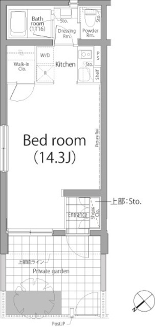 ラ・プレス神宮前の間取図