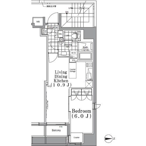 ザ・パークハビオ　蔵前の間取図