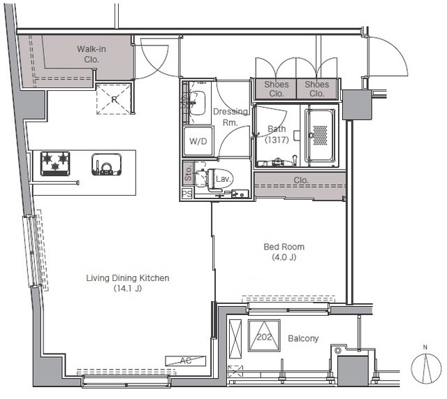 アルタマレアの間取図