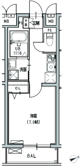 ＭＤＭ早稲田の間取図