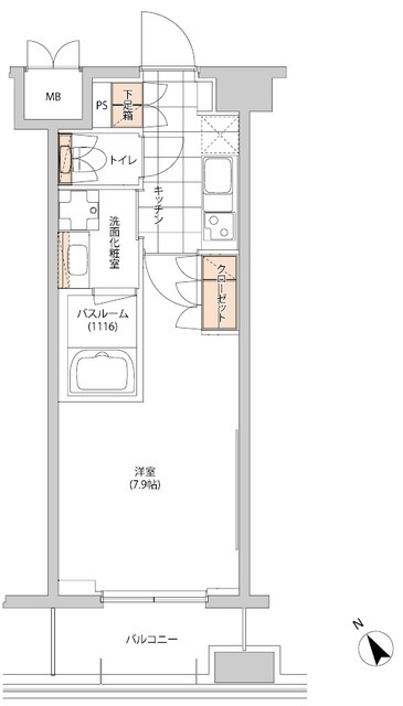 ヒューリック目白の間取図