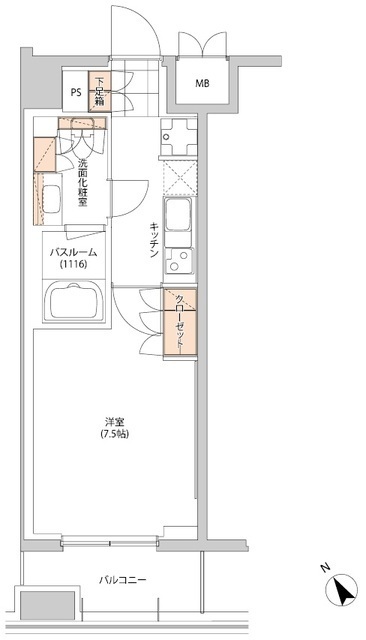 ヒューリック目白の間取図