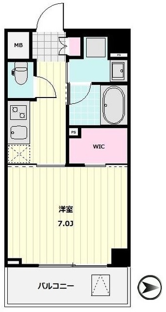 ヴィークブライト南麻布の間取図