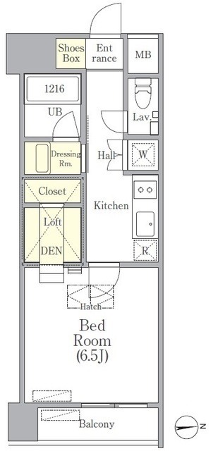 ＯＵＡＬ戸越の間取図