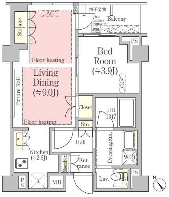 バウスステージ南青山の間取図