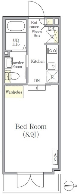 LAPiS南麻布の間取図