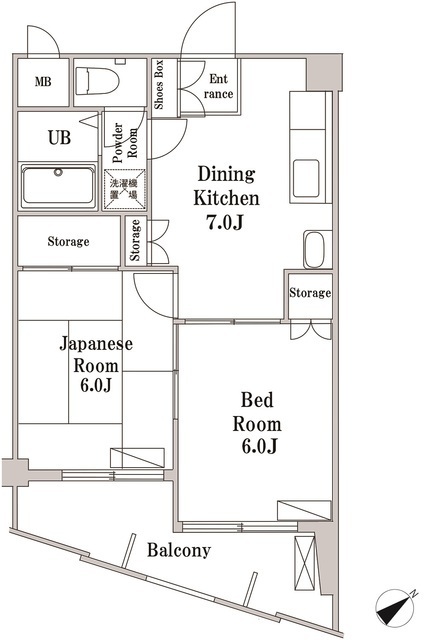 旭泉マンションの間取図