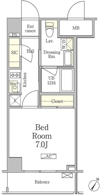 パークペルル池尻の間取図