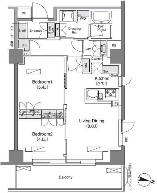 ソライエアイル練馬北町の間取図