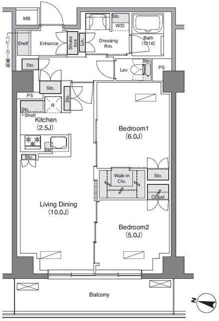 ソライエアイル練馬北町の間取図